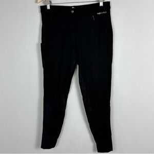 Buckwild Breeches Black Equestrian Horse Riding Pants Womens Sz Medium High Rise